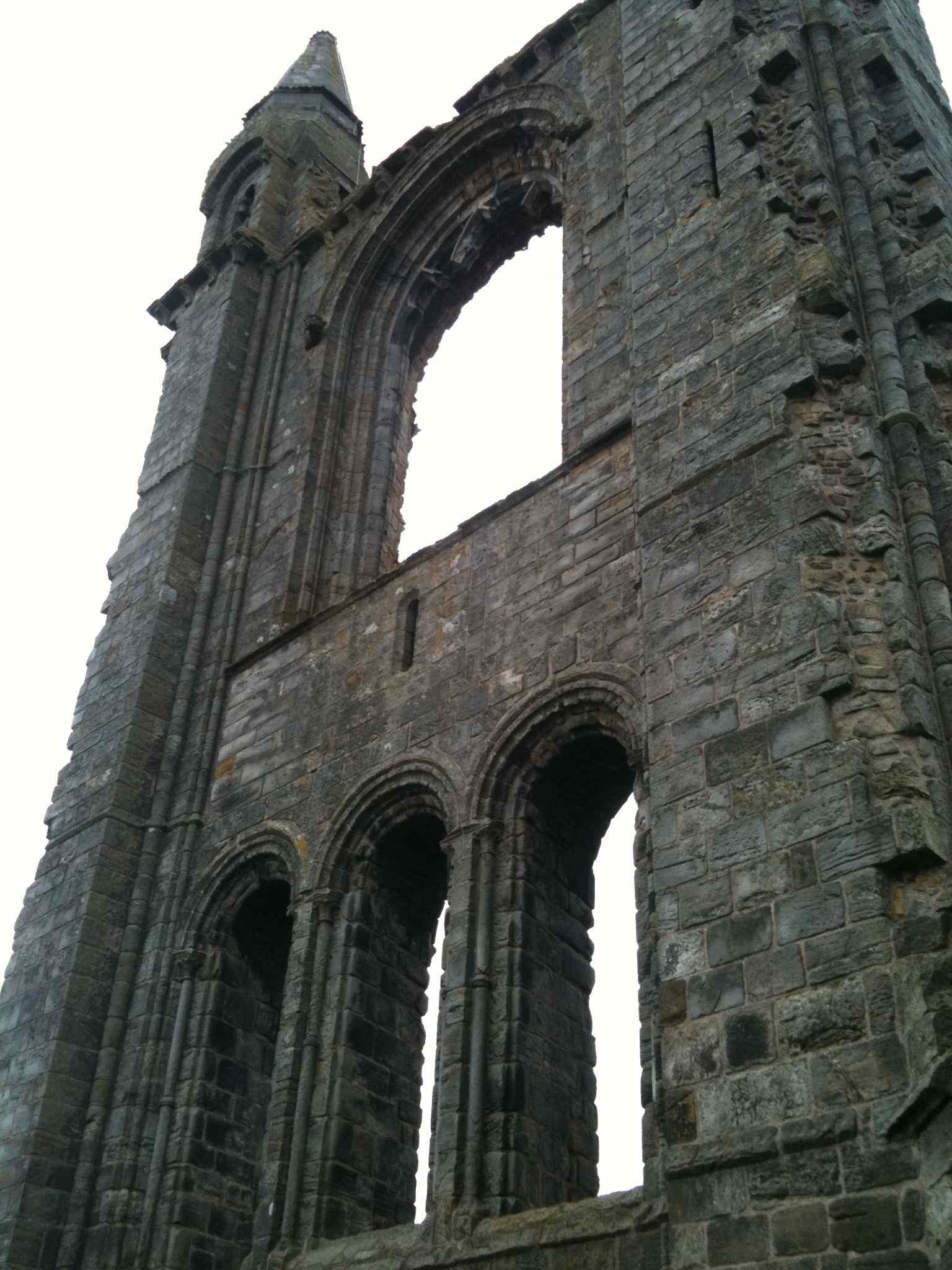 Cathedral ruins in St Andrews