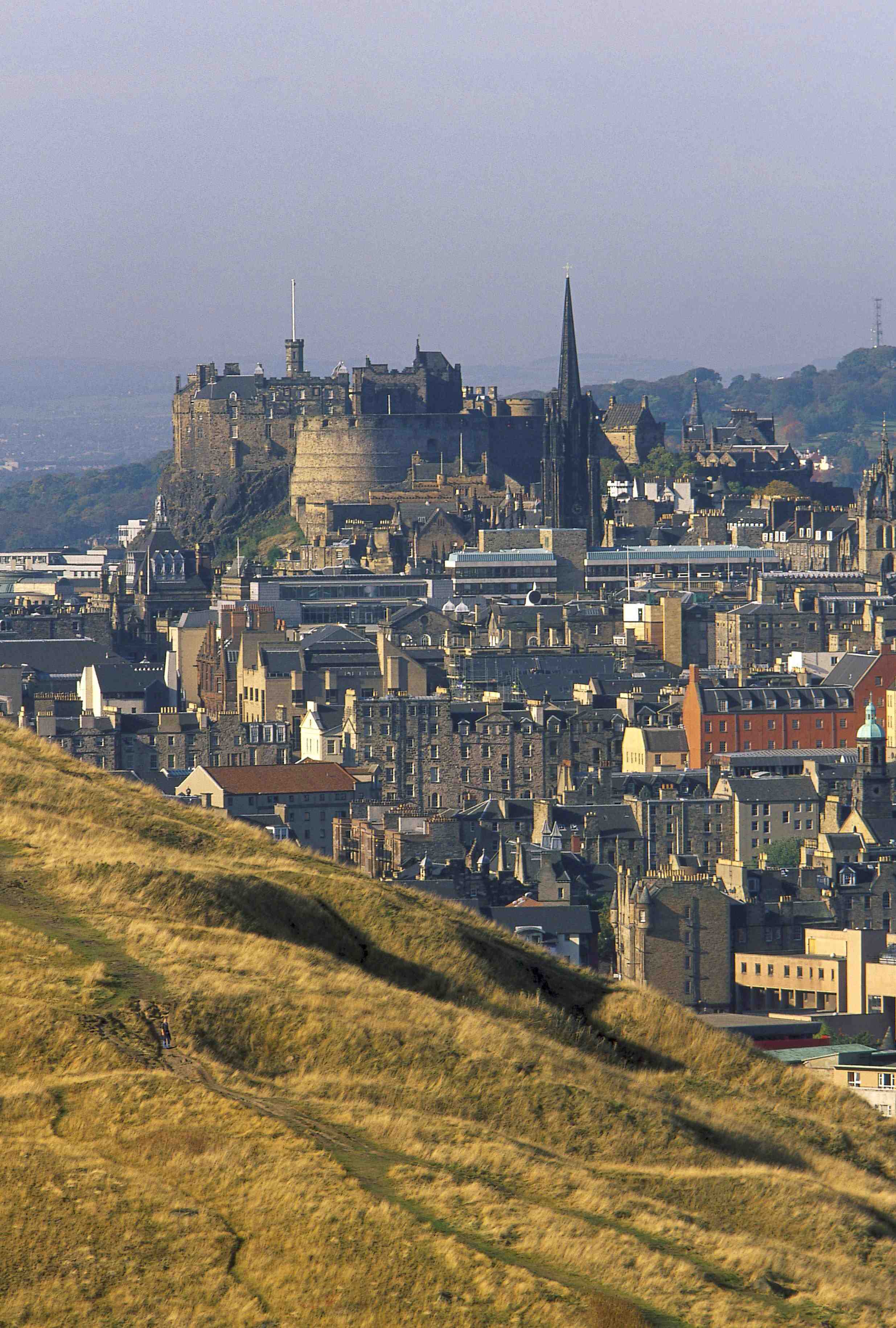 вид на Эдинбург - view of Edinburgh